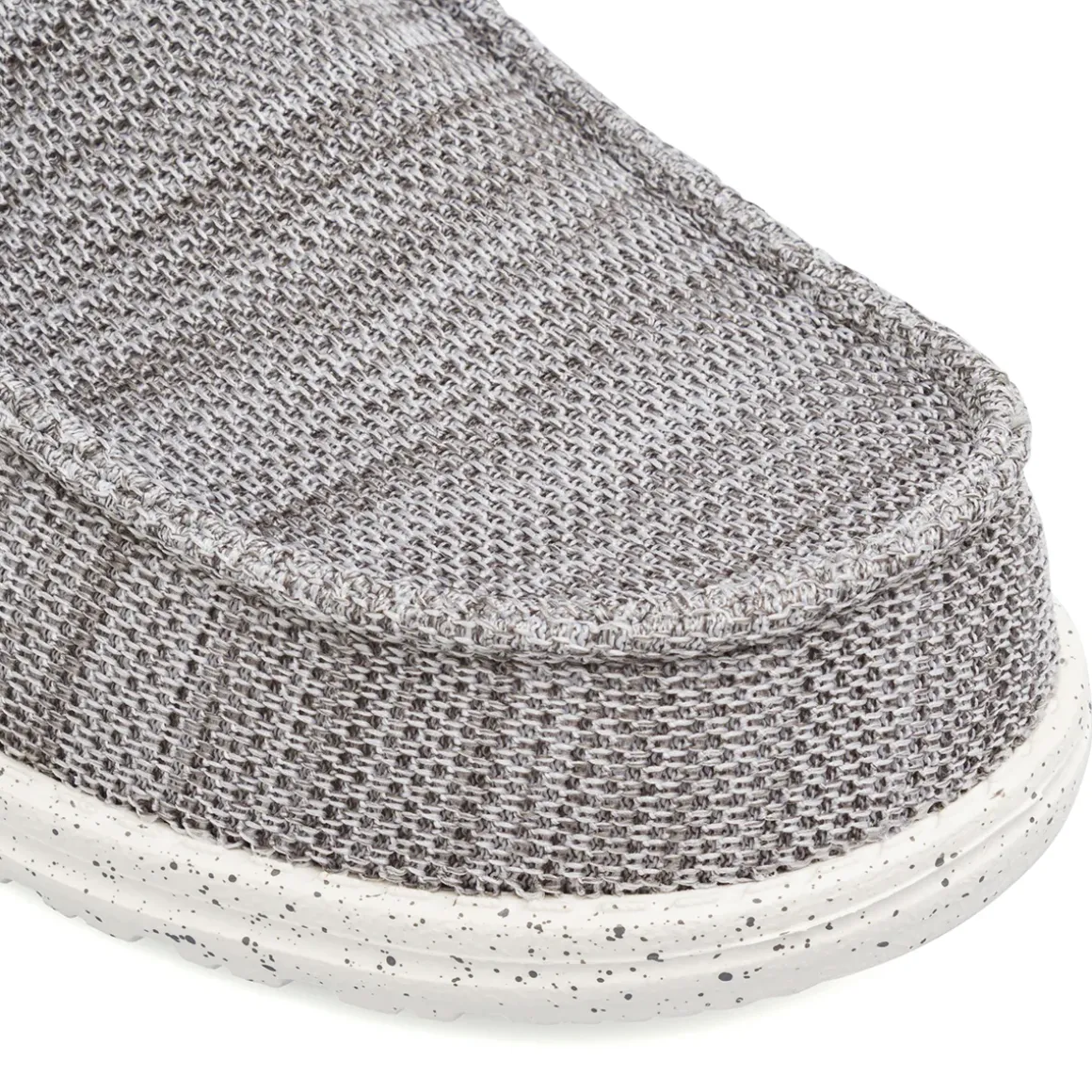 Sneakers leggere grigie da Uomo in tela Heydude Wally stretch