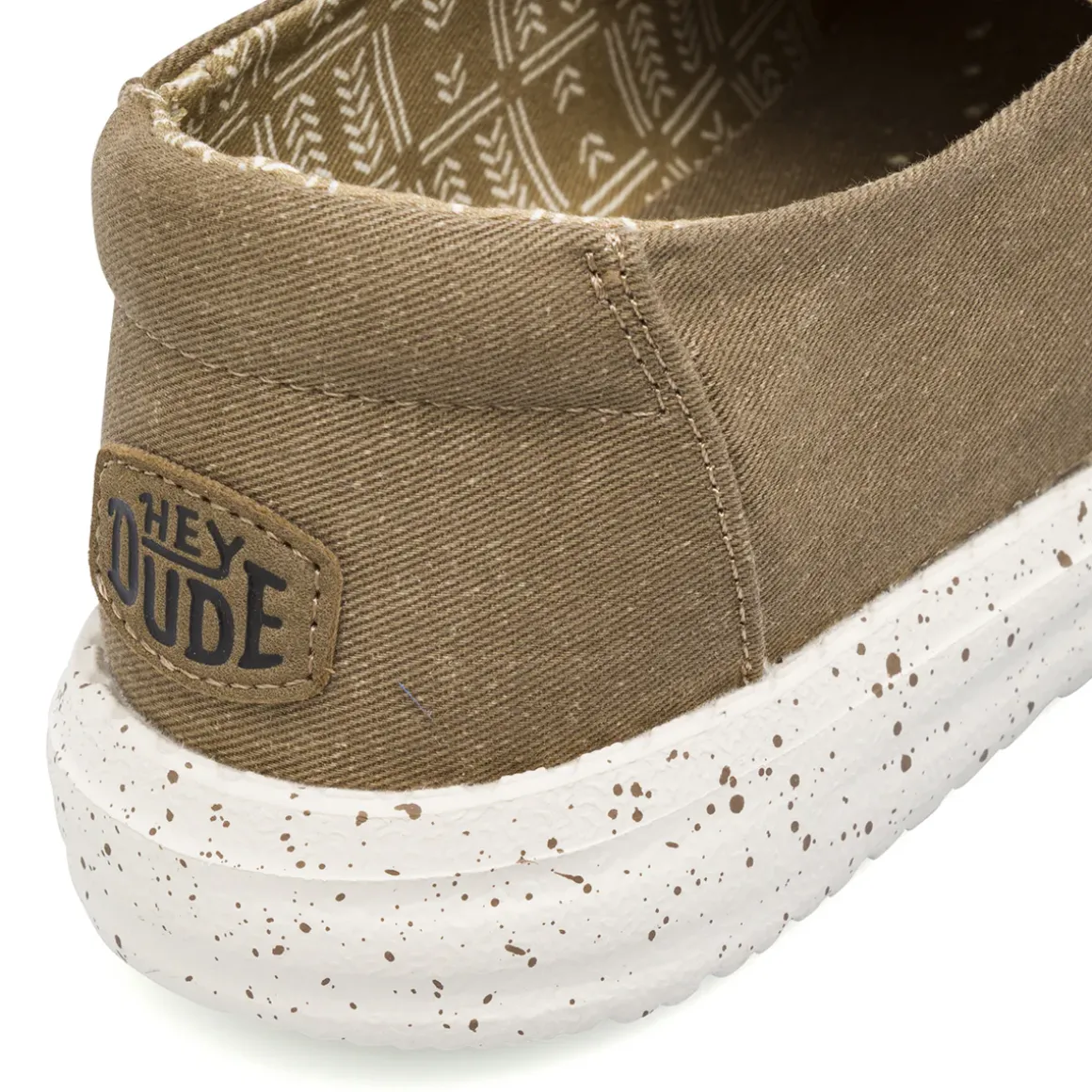 Sneakers leggere taupe da Donna in tela Heydude Wendy
