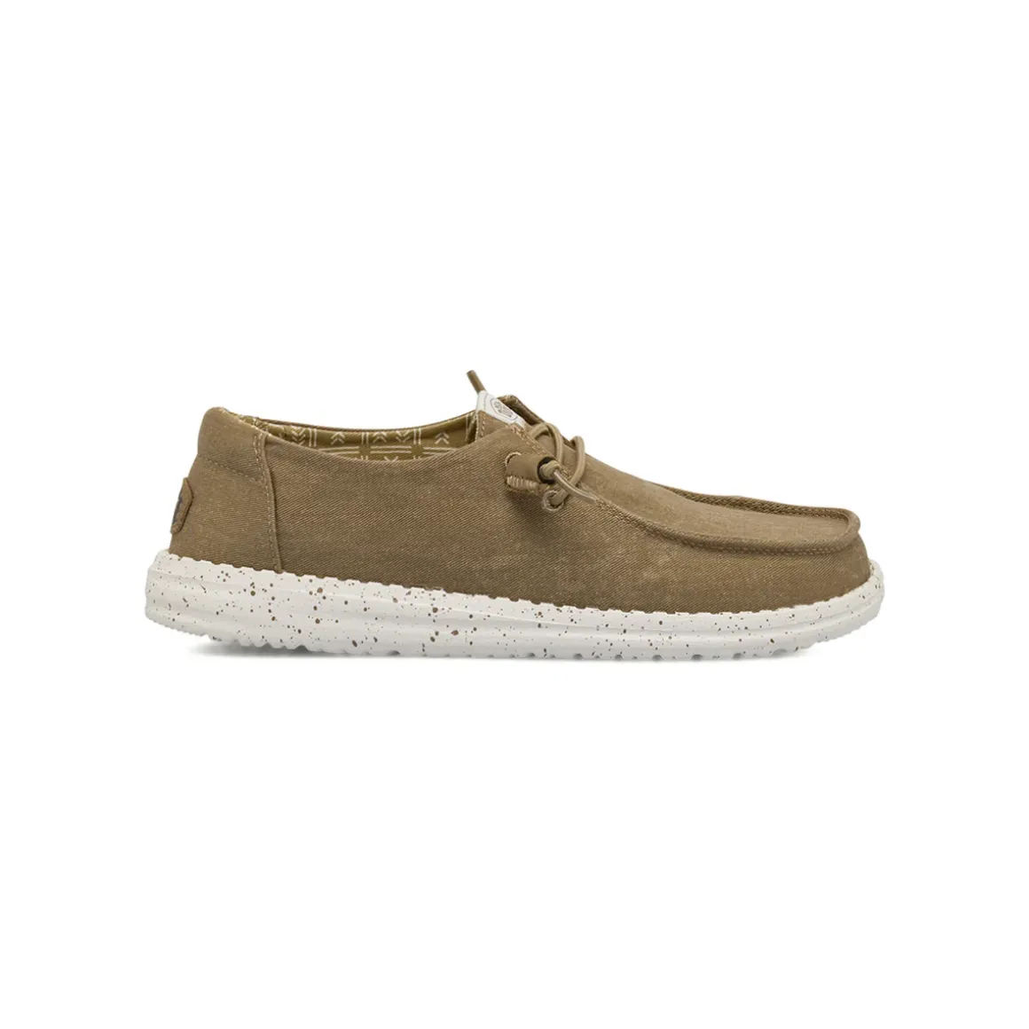 Sneakers leggere taupe da Donna in tela Heydude Wendy