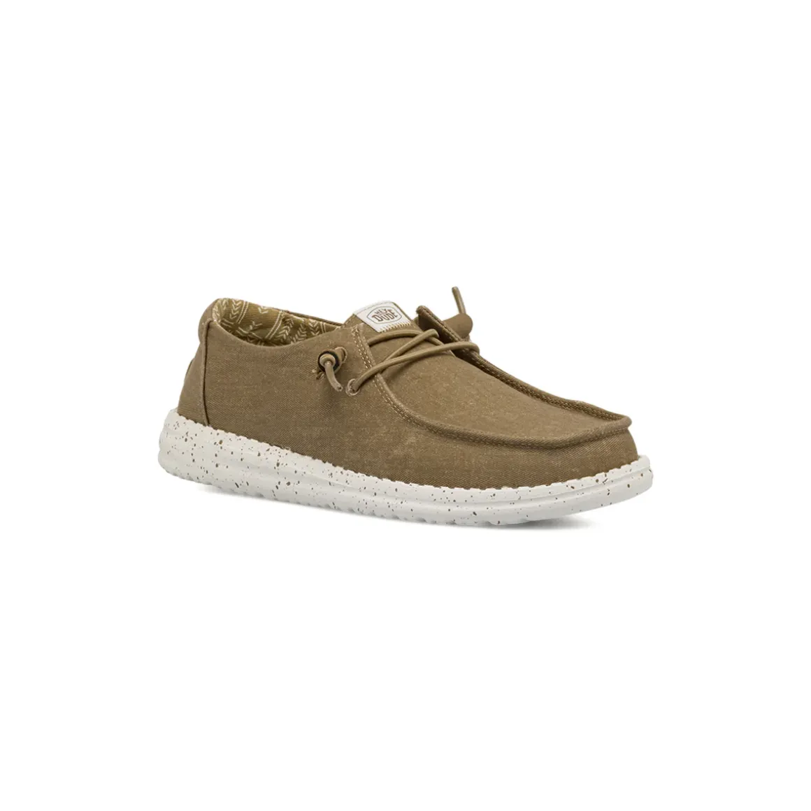 Sneakers leggere taupe da Donna in tela Heydude Wendy