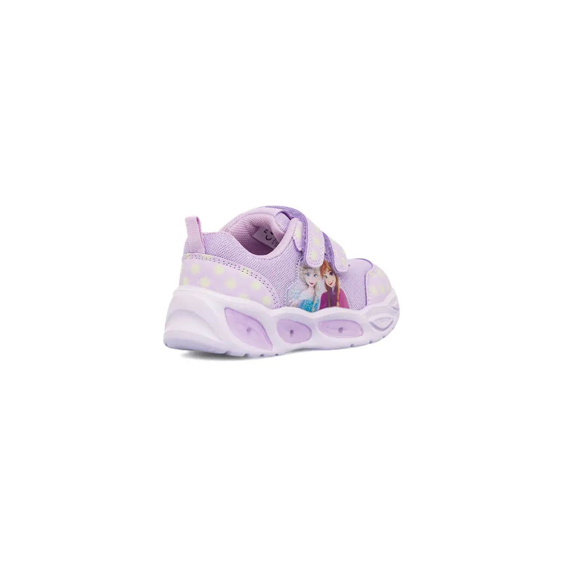 Sneakers lilla da Bambina con glitter e Luci nella suola Frozen