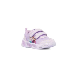 Sneakers lilla da Bambina con glitter e Luci nella suola Frozen