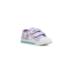 Sneakers lilla da Bambina con luci colorate nella suola Frozen
