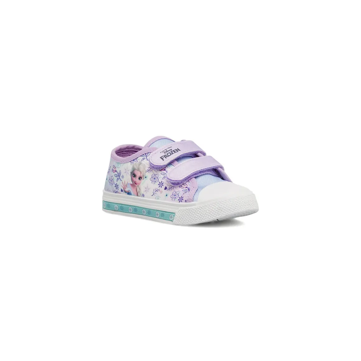 Sneakers lilla da Bambina con luci colorate nella suola Frozen