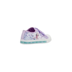Sneakers lilla da Bambina con luci colorate nella suola Frozen