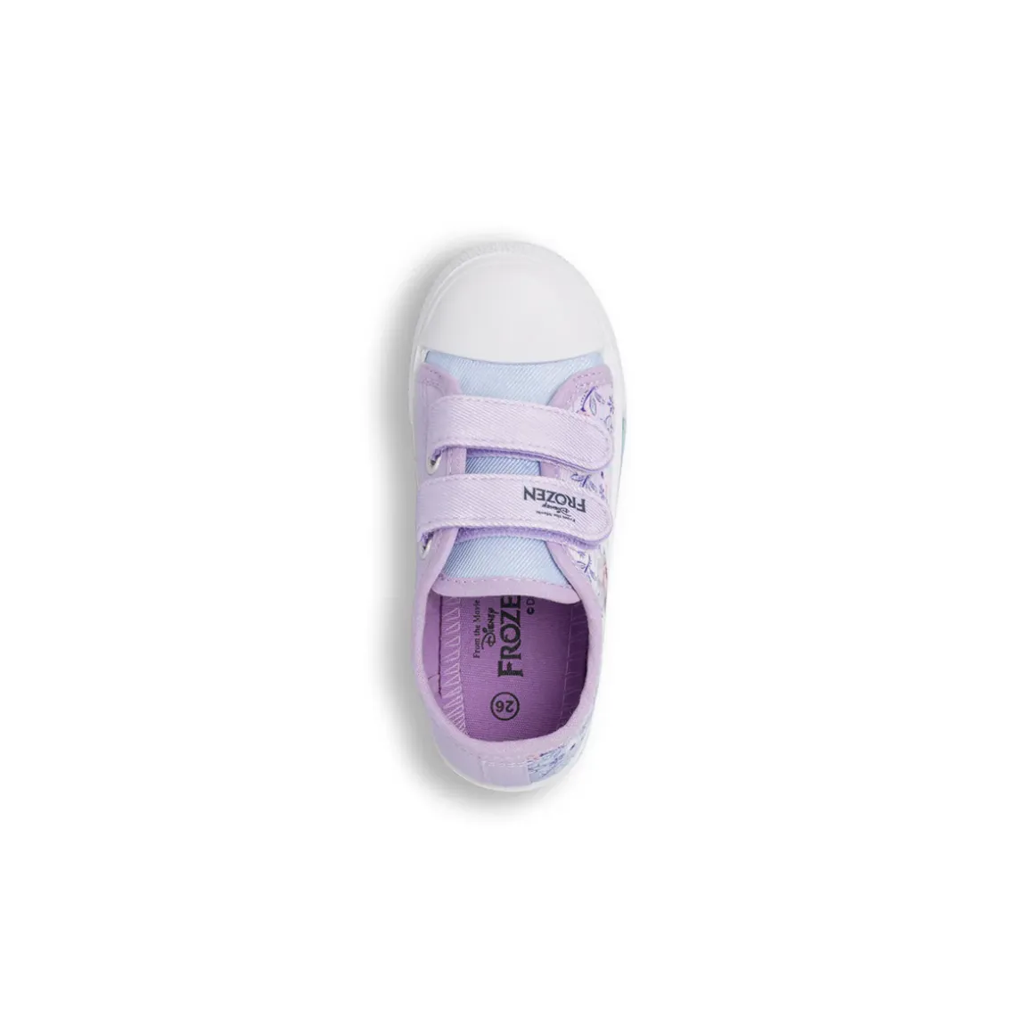 Sneakers lilla da Bambina con luci colorate nella suola Frozen