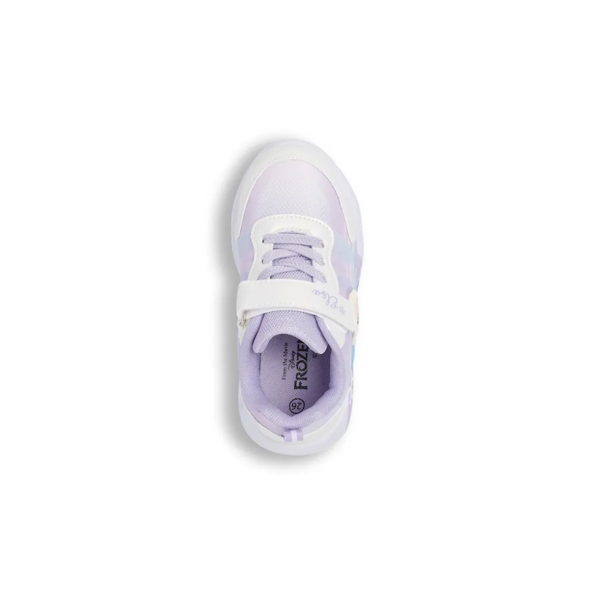 Sneakers lilla da Bambina con luci e dettaglio Elsa Frozen