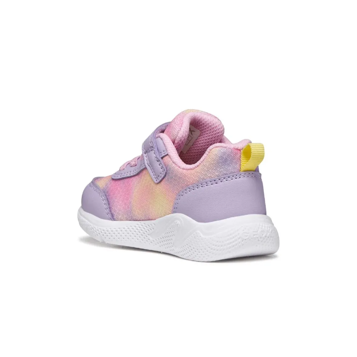 Sneakers lilla da Bambina con suola traspirante e strappo Geox