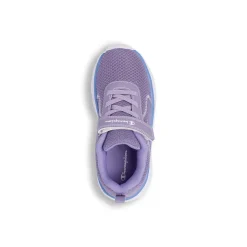 Sneakers lilla da bambina con chiusura a strappo Champion