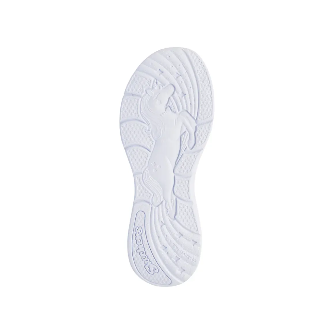 Sneakers lilla da ragazza con glitter e luci Skechers Unicorn