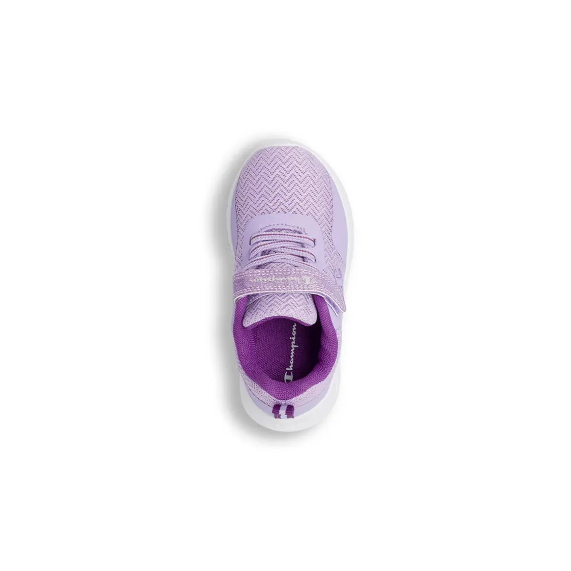Sneakers lilla primi passi Bambina con dettagli glitter Champion Softy Evolve