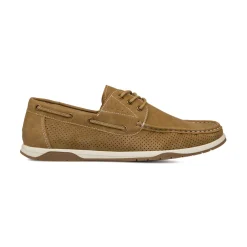 Sneakers marroni da Uomo con dettagli traforati Riflessi Urbani