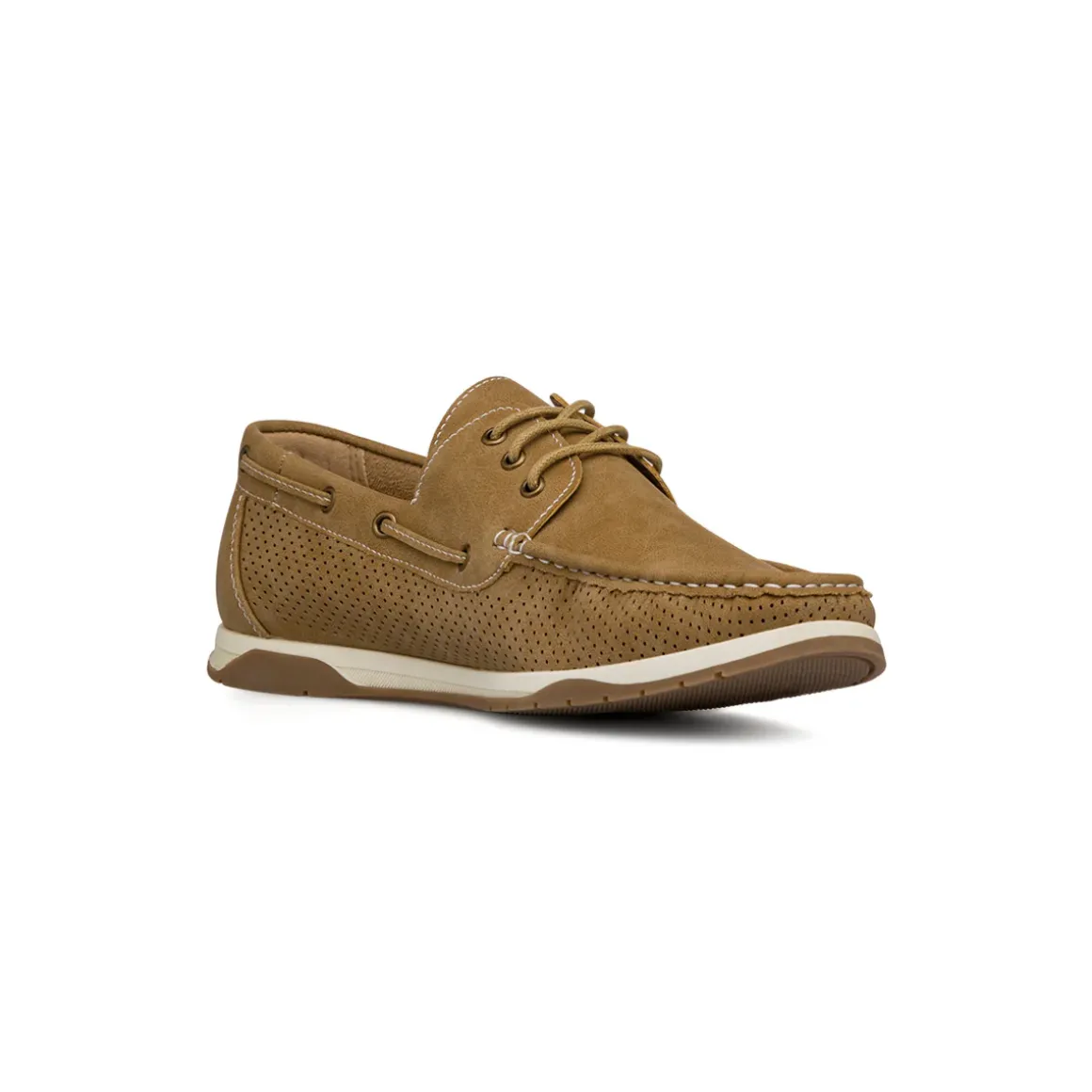 Sneakers marroni da Uomo con dettagli traforati Riflessi Urbani