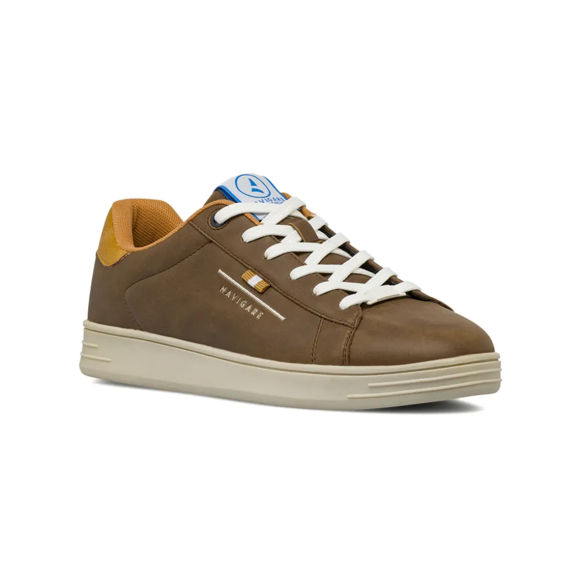 Sneakers marroni da Uomo con dettagli in contrasto Navigare