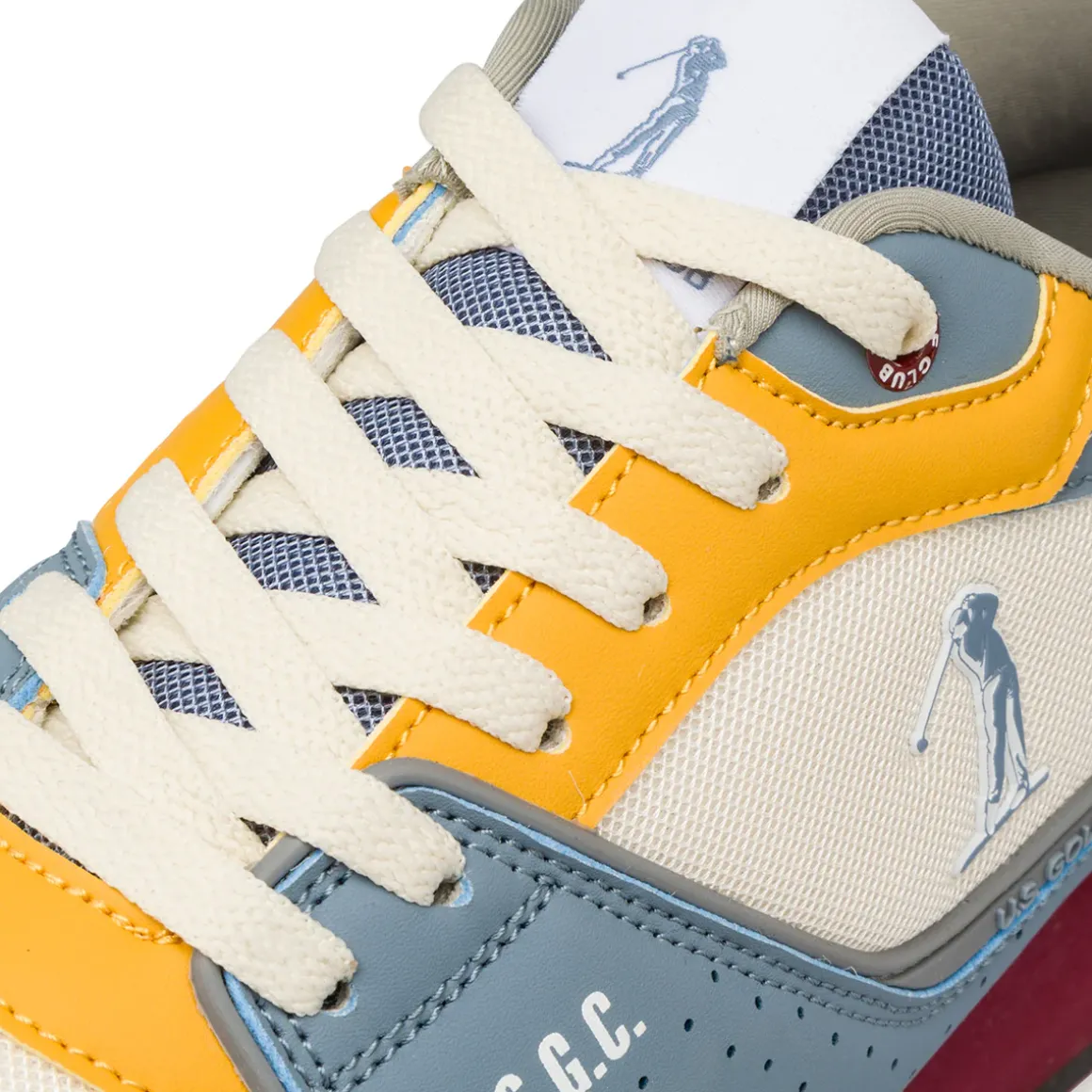 Sneakers multicolor da Uomo con logo laterale US Golf Club