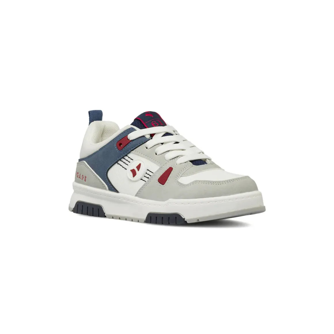 Sneakers Navigare da Ragazzo bianche con dettagli blu e rossi