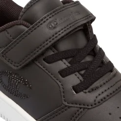 Sneakers nere da Bambina Champion con chiusura a strappo e strass