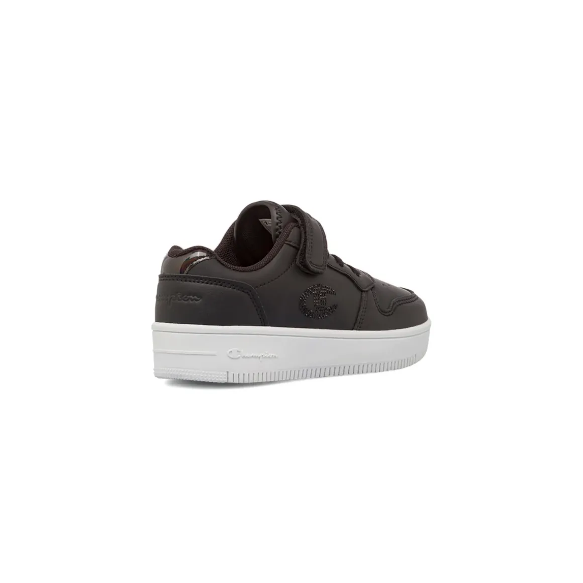Sneakers nere da Bambina Champion con chiusura a strappo e strass