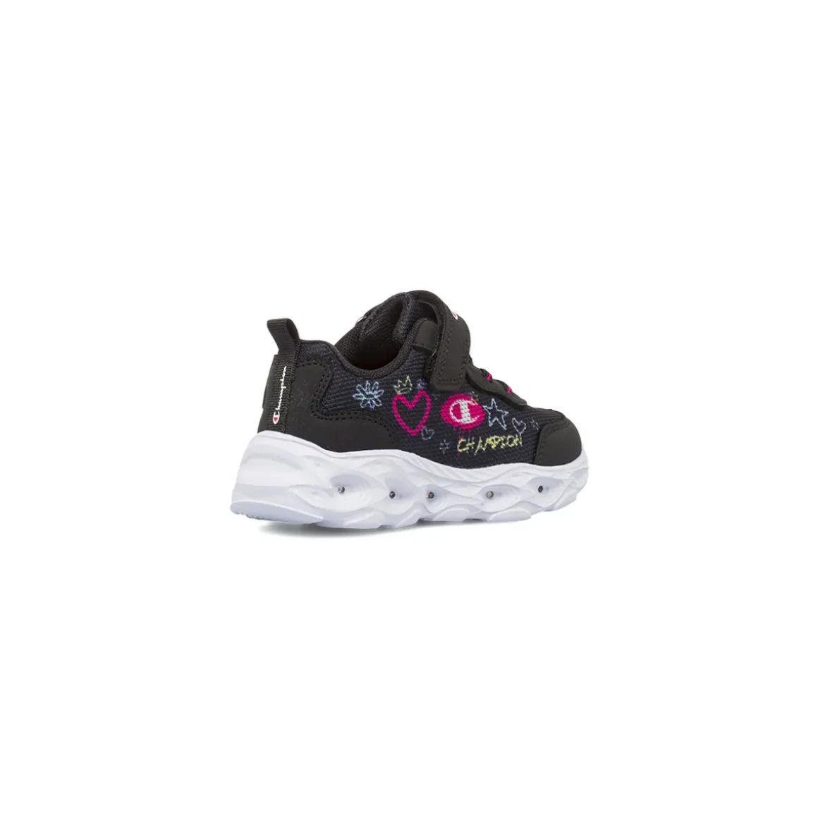 Sneakers nere da Bambina Champion con luci e strappo