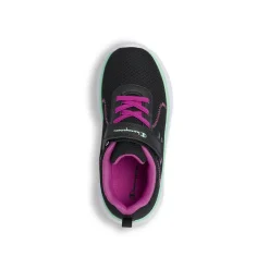 Sneakers nere da Bambina con strappo e dettagli fucsia Champion