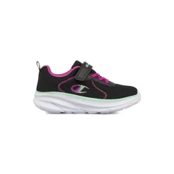 Sneakers nere da Bambina con strappo e dettagli fucsia Champion