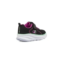 Sneakers nere da Bambina con strappo e dettagli fucsia Champion