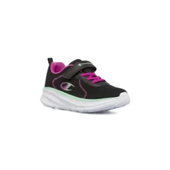 Sneakers nere da Bambina con strappo e dettagli fucsia Champion
