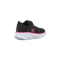 Sneakers nere da bambina con strappo e dettagli rosa Champion