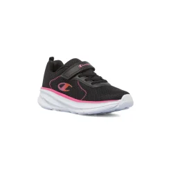 Sneakers nere da bambina con strappo e dettagli rosa Champion