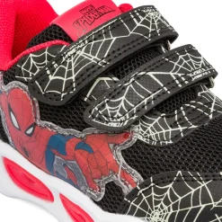 Sneakers nere da Bambino con dettaglio ragnatele e Luci nella suola Spiderman