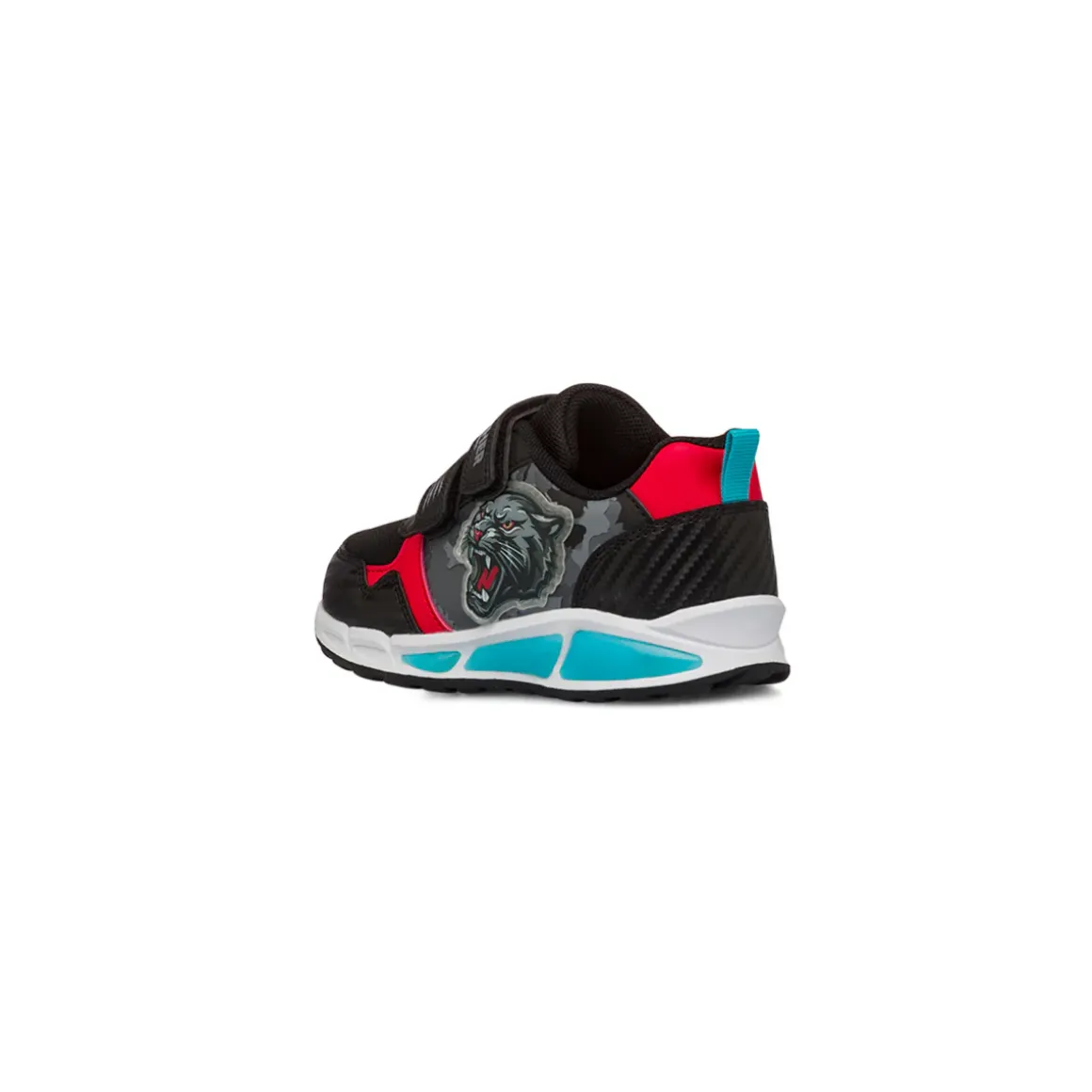 Sneakers nere da Bambino con stampa e luci Pantera