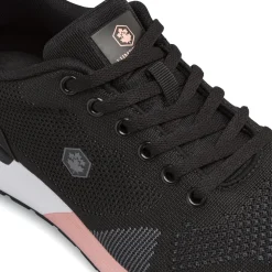 Sneakers Nere da Donna in tessuto Mesh con Memory Foam Lumberjack