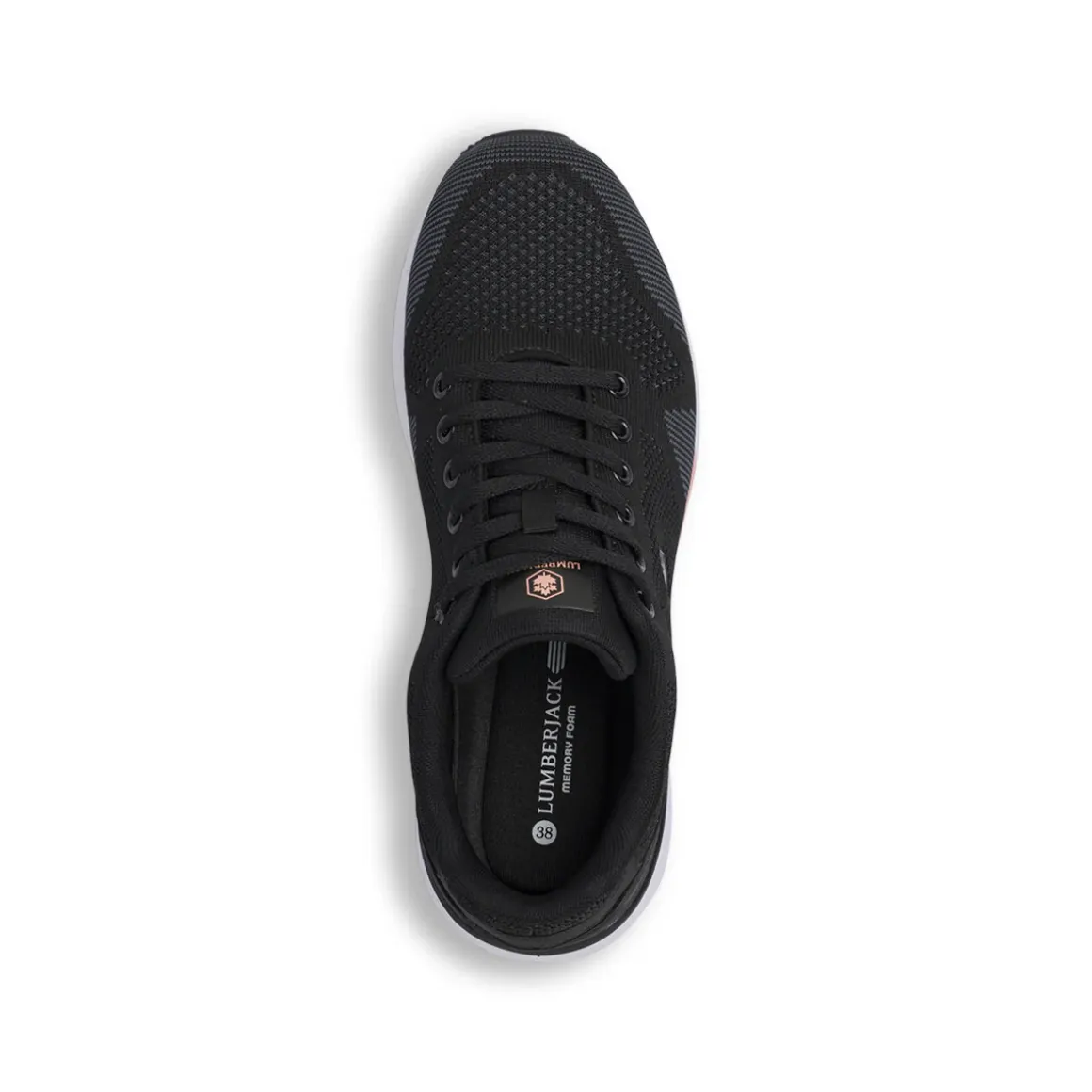 Sneakers Nere da Donna in tessuto Mesh con Memory Foam Lumberjack