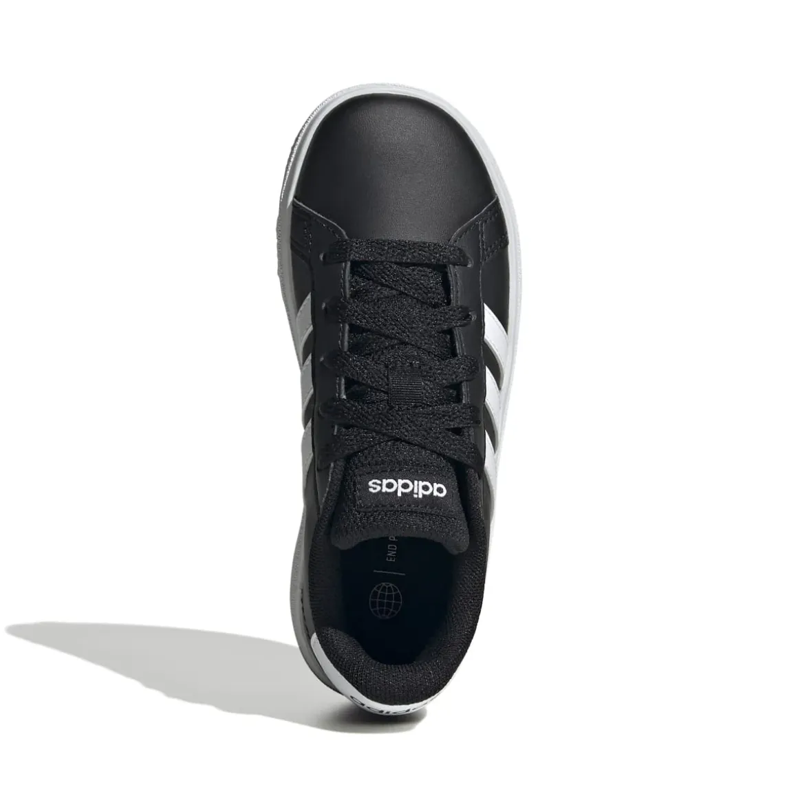 Sneakers nere da ragazzo con strisce a contrasto adidas Grand Court 2.0 K