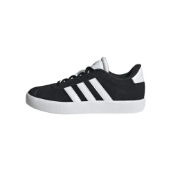 Sneakers nere da ragazzo con strisce bianche adidas VL Court 3.0 K