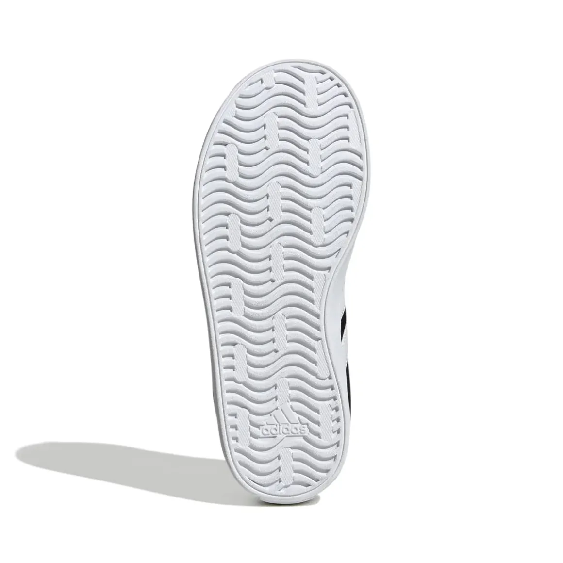 Sneakers nere da ragazzo con strisce bianche adidas VL Court 3.0 K