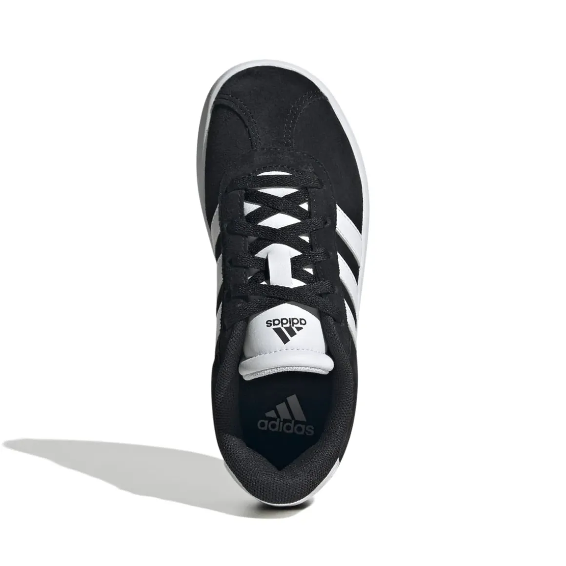Sneakers nere da ragazzo con strisce bianche adidas VL Court 3.0 K