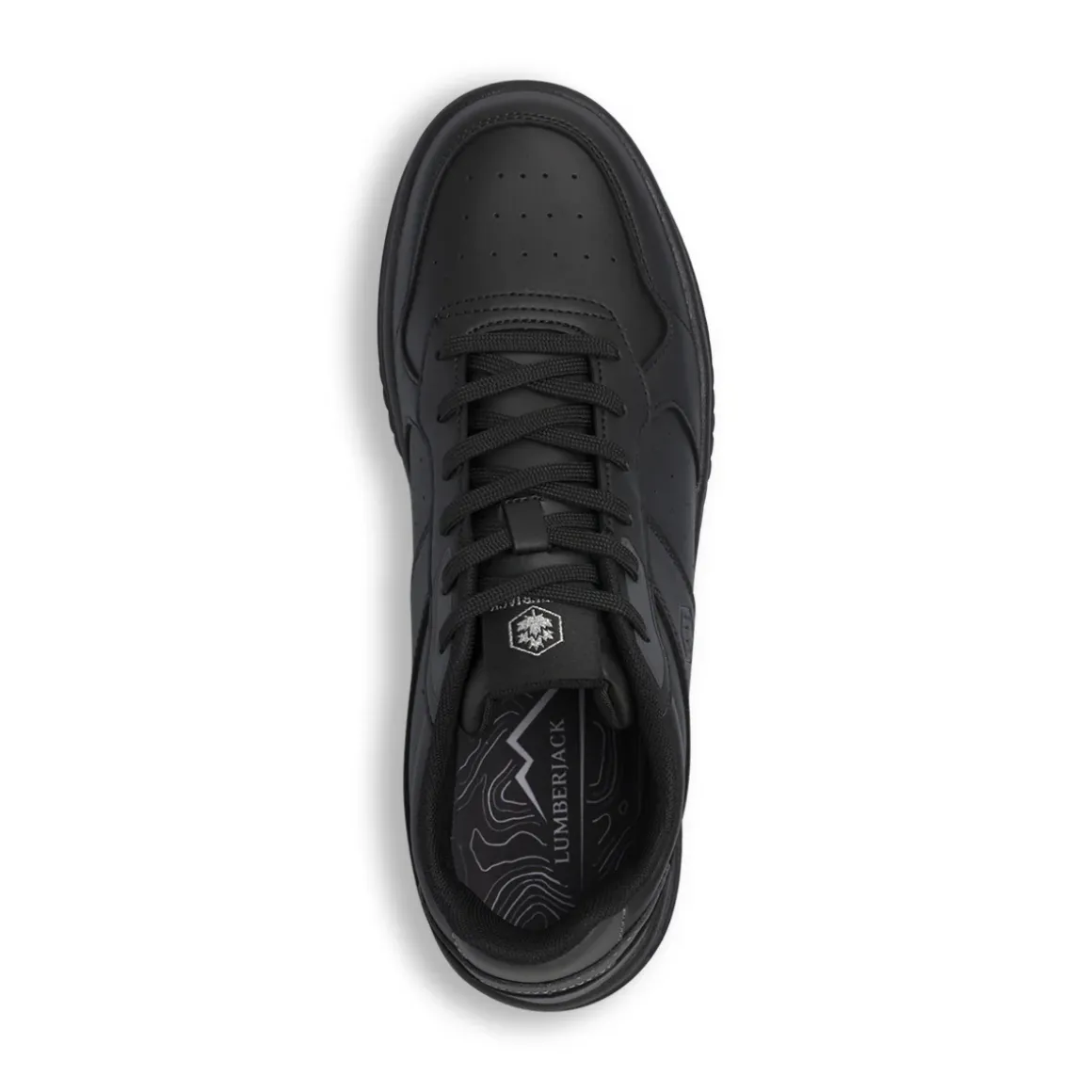 Sneakers nere da Uomo con dettagli traforati e logo Lumberjack