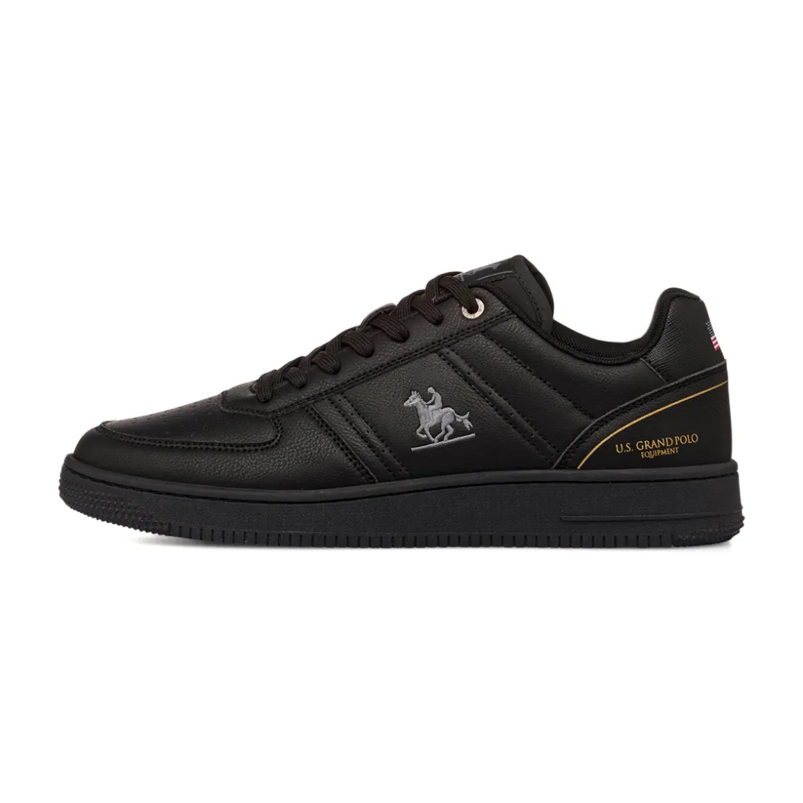 Sneakers nere da Uomo con dettagli in contrasto e logo U.S. Grand Polo