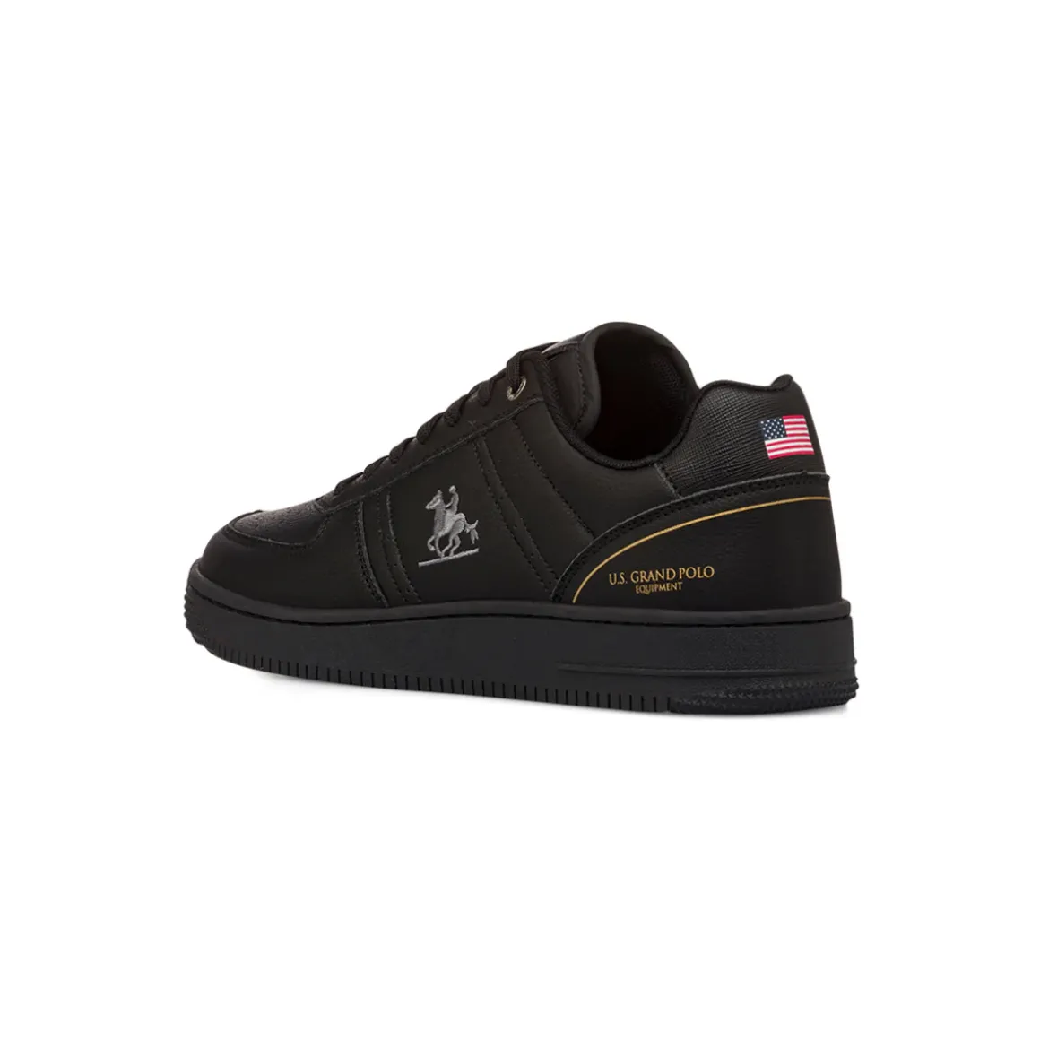 Sneakers nere da Uomo con dettagli in contrasto e logo U.S. Grand Polo