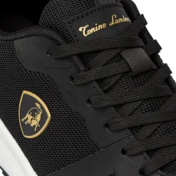 Sneakers nere da Uomo con logo dorato laterale Tonino Lamborghini