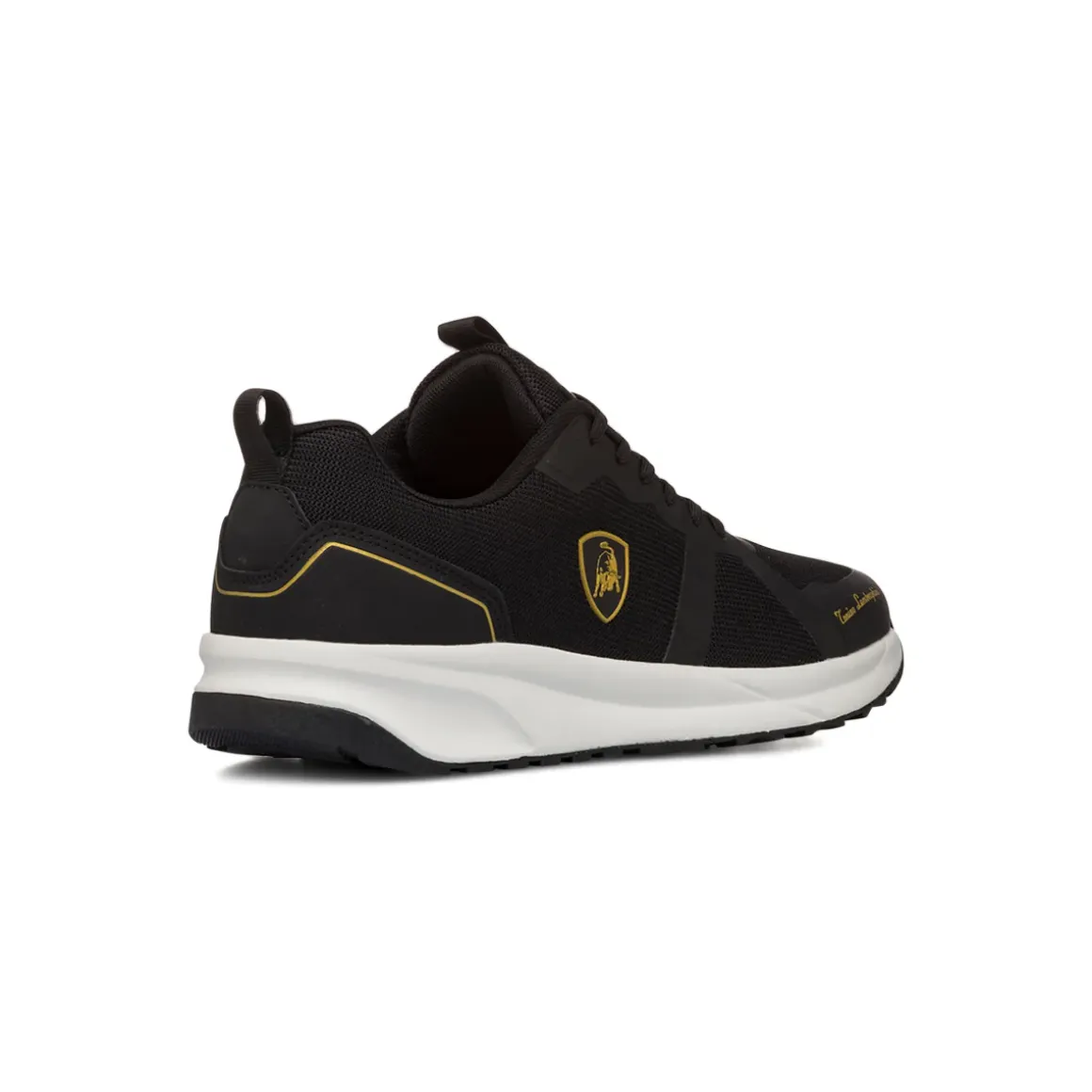 Sneakers nere da Uomo con logo dorato laterale Tonino Lamborghini