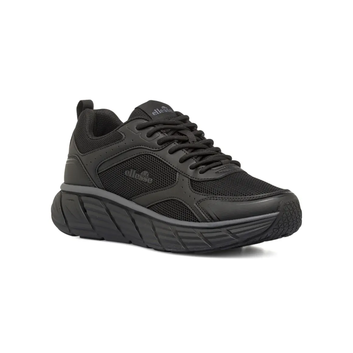 Sneakers nere da Uomo in mesh con suola spessa in gomma Ellesse