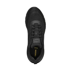 Sneakers nere da Uomo in tessuto traforato e suola traspirante Geox