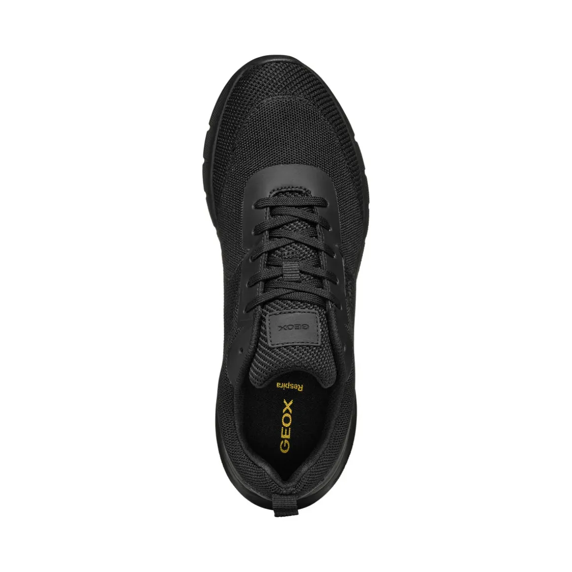 Sneakers nere da Uomo in tessuto traforato e suola traspirante Geox
