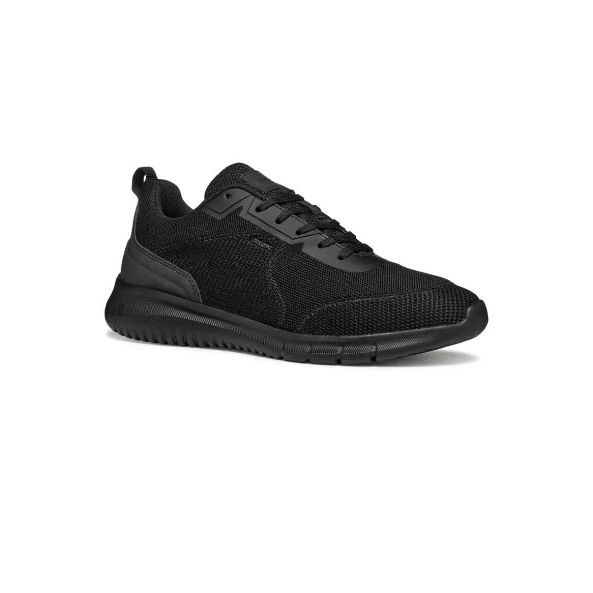 Sneakers nere da Uomo in tessuto traforato e suola traspirante Geox