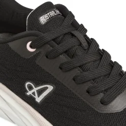 Sneakers Nere Donna in mesh con logo glitter e suola chunky Australian