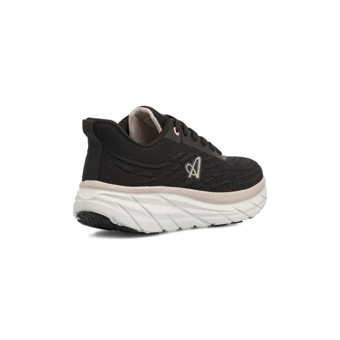Sneakers Nere Donna in mesh con logo glitter e suola chunky Australian