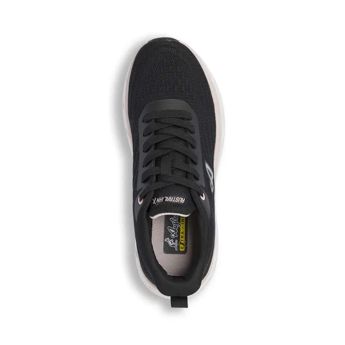 Sneakers Nere Donna in mesh con logo glitter e suola chunky Australian