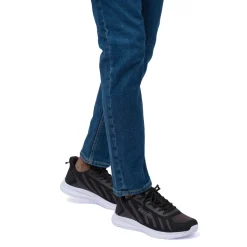 Sneakers nere e grigie da Uomo in tessuto con logo Ducati